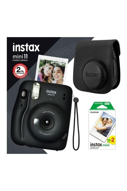 Instax Mini 11 Siyah Fotoğraf Makinesi Seti 4