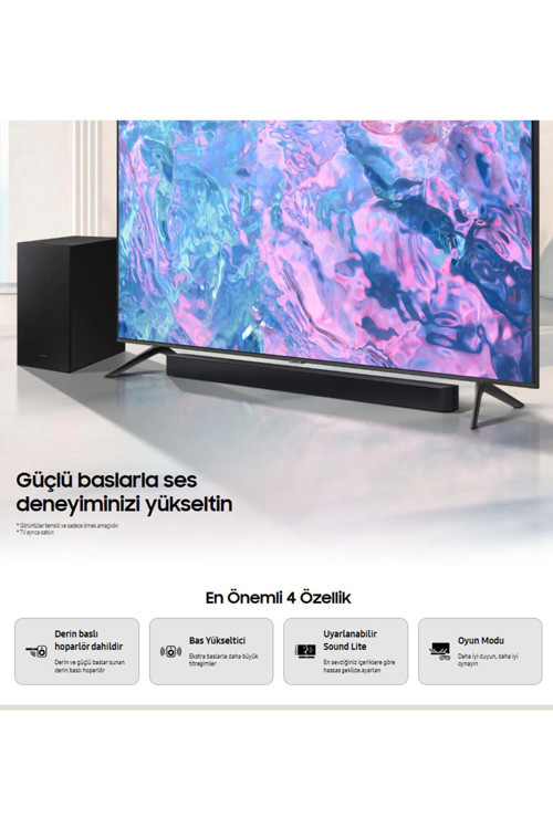 Dolby Audio / DTS Virtual:X Optik-USB-Bluetooth® TV-Telefon Bağlantı 220W-SoundBar Ev Sinema Sistemi