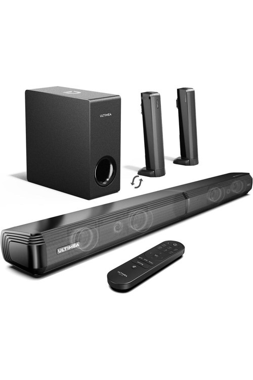 Apollo S60 Dolby Atmos 4.1 Kanal Çıkarılabilir Soundbar Subwoofer TV Hoparlörü (U3620)