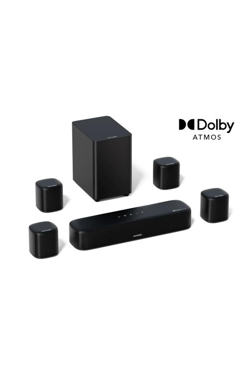 Aura A60 7.1 Dolby Atmos 4 Surround Hoparlörlü Surround Ses Sistem Subwoofer Soundbar U2621