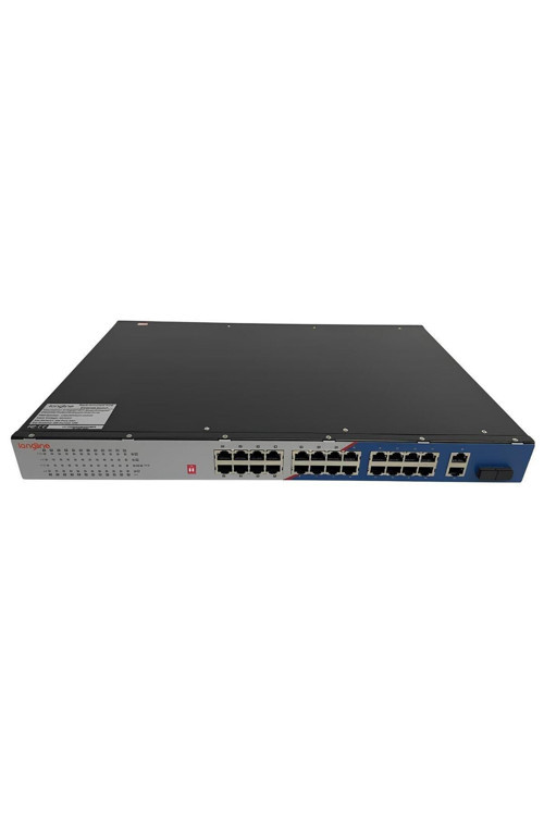 LNGIGF26GT-24POE Industrial L3 26-Port + 2-Port 1G SFP+ Managed Ethernet Switch