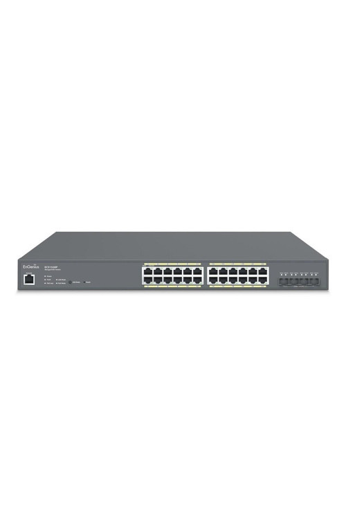 Ecs1528fp Poe+ Switch 24 X 10/100/1000 Port, 4 X Sfp+ 10gig Port, L2+ 24-port Poe+, 410w