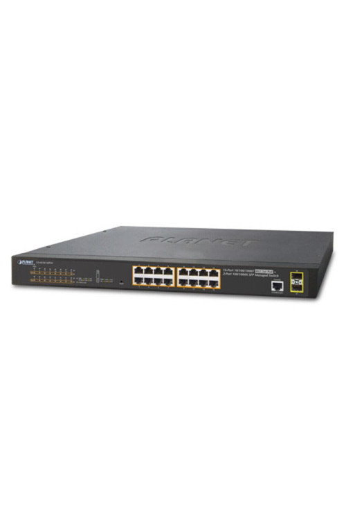 Yönetilebilir Gigabit Switch (MANAGED GİGABİT SWİTCH) 16-port 10/100/1000t 802.3at/af Poe Injector