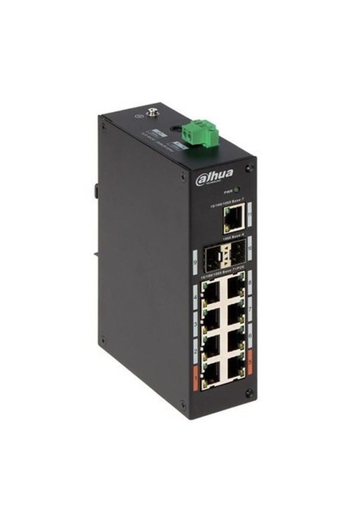 8-Port 120W Full Poe DH-PFS3211-8GT-120 10/100 2x-Uplınk Endüstriyel Swıtch
