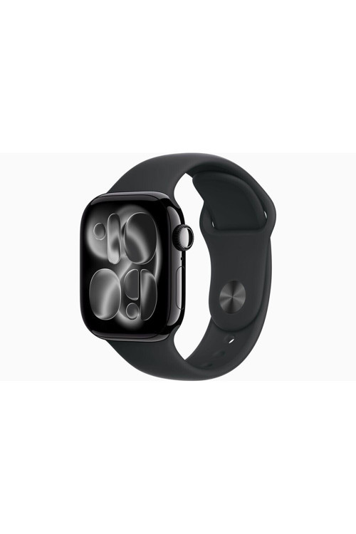 Watch Series 11 GPS, 42 mm Simsiyah Alüminyum Kasa ve Siyah Spor Kordon - M/L
