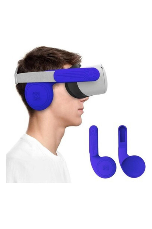 Gelişmiş Silikon Kulaklık (Oculus Quest 2 Ile Uyumlu) Mavi