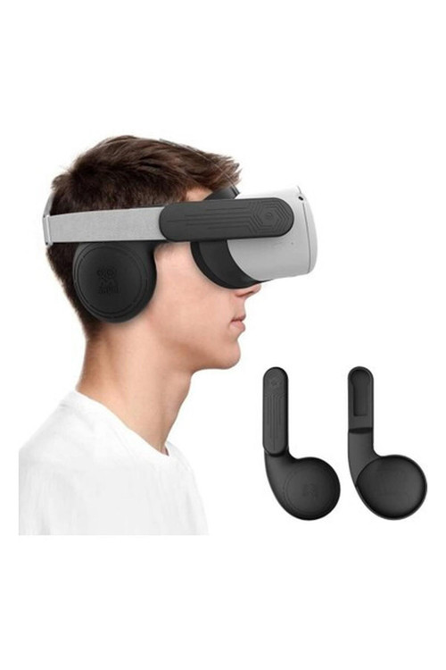 Gelişmiş Silikon Kulaklık (Oculus Quest 2 Ile Uyumlu) Siyah