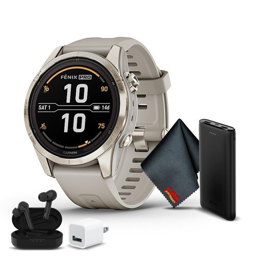 Fenix 7S Pro Solar Edition Safir GPS Akıllı Saat 42MM Dahili El Feneri, Güç Safir Solar Şarjlı Lens ve Gelişmiş Eğitim Özellikleri ...