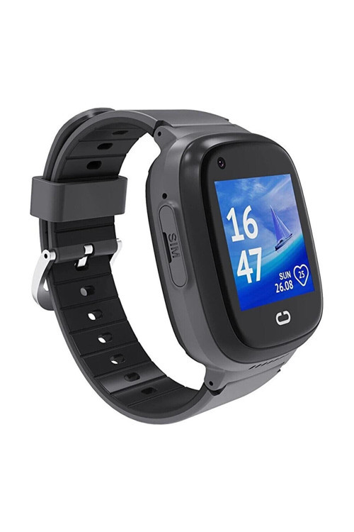 2 Yıl Akıllı Çocuk Saati 4g Sim Kart Destekli Görüntülü Görüşme Özelliği Siyah 40 mm Nano sim Yok