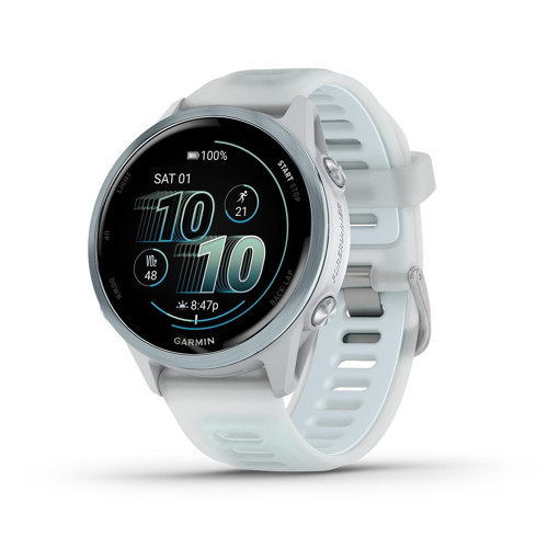® Forerunner® 570, 42 mm, Gelişmiş GPS Koşu ve Triatlon Akıllı Saat, AMOLED Ekran, Eğitim ve Kurtarma Özellikleri, Bulut Mavisi Alüminyum...
