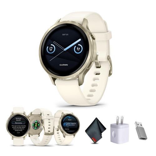 Venu 4, 41 mm, Gelişmiş Fitness Takipçisi GPS Akıllı Saat, 1,2" AMOLED Ekran, Dahili El Feneri, 10 Günlük Pil Ömrü, Kemikli Ay Altını ...