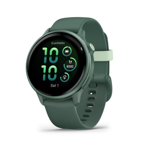 vívoactive® 6, Sağlık ve Fitness GPS'li Akıllı Saat, AMOLED Ekran, 11 Güne Kadar Pil, Jasper Yeşil Bantlı Metalik Jasper Yeşili
