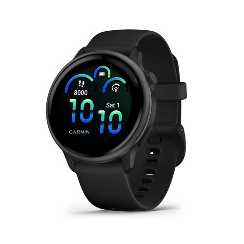 vívoactive® 6, Sağlık ve Fitness GPS'li Akıllı Saat, AMOLED Ekran, 11 Güne Kadar Pil, Siyah Bantlı Slate