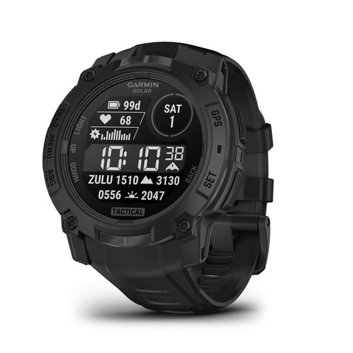 Instinct® 3 Taktik Sürümü, 50 mm, Güneş Enerjili Ekran, Dayanıklı Dış Mekan GPS Akıllı Saati