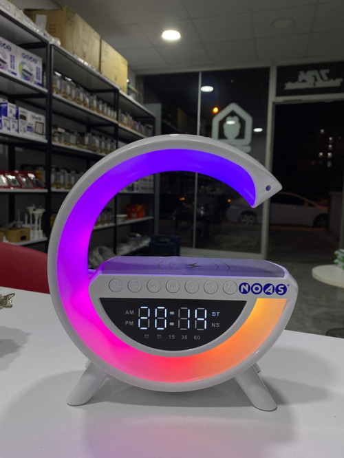 SİMİ KABLOSUZ ŞARJLI BLUETOOTHLU HOPARLÖRLÜ MASA LAMBASI RGB YL86-1240
