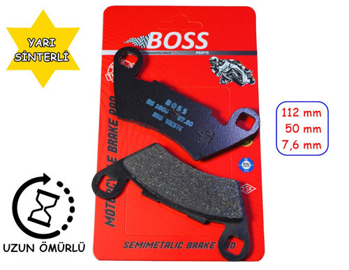 Mondial Ressivo 250 Arka Fren Disk Balatası Boss Bs1006