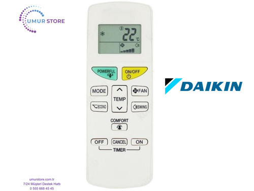 Daikin Inverter Klima Kumandası