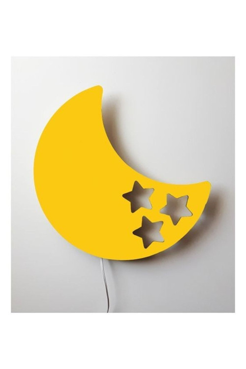 Ay Gece Lambası Çocuk Odası Bebek Odası Dekoratif Aydınlatma 30 Cm