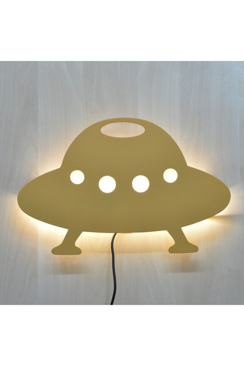 Ufo Bebek Odası Çocuk Odası Dekoratif Led Aydınlatma 30 Cm