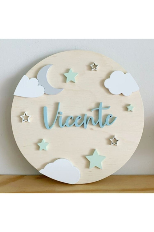 Isimli Kapı Süsü Bebek Odası Çocuk Odası Dekoru 30 Cm Satıcıya Soru Sor Kısmından Isim Belirtiniz