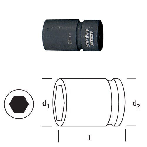 LN12P16 IMPULSE LOKMA 1/2" 16 mm