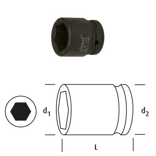 LN34I1-5/8 INCH LOKMA 3/4" 1-5/8