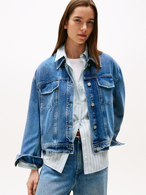 DNM LANA CASUAL JACKET Kadın Mavi Mont - WW0WW46485