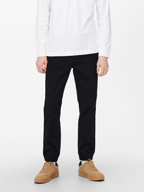 Onscam Aged Cuff Chino Pk 9626 Erkek Siyah Pantolon - 22019626
