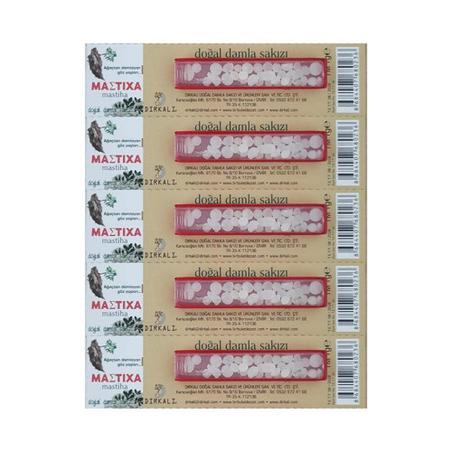 Doğal Damla Sakızı 5 Adet 1 G