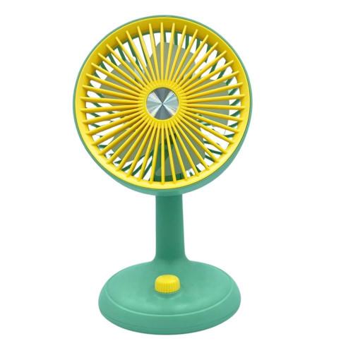 Mini Masa Fanı Taşınabilir Serinletici Şarjlı Yeşil Vantilatör 3 Kademeli Hız Ayarı YM88160