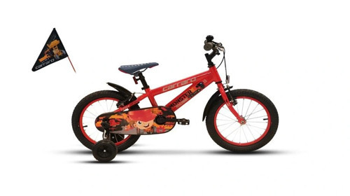 MONSTER ERKEK ÇOCUK BİSİKLETİ 220H V 16 JANT KIRMIZI GRİ SİYAH