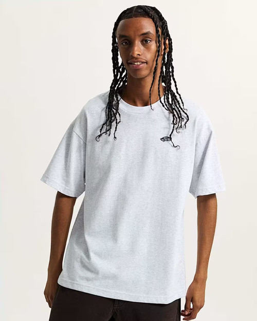 STYLE 76 II LOOSE SS TEE Erkek Gri T-Shirt - VN000P50