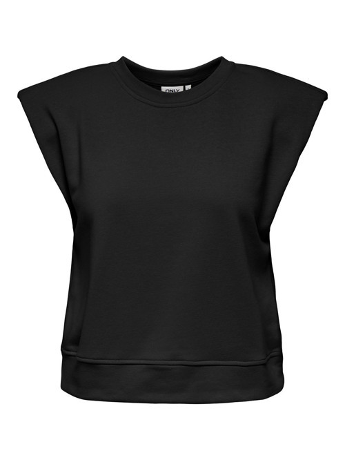 ONLUMA S/L O-NECK UB SWT Kadın Siyah Sweatshirt - 15351053