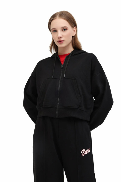 5W WL 17ZIRYAN BTS801 5PR Kadın Siyah Sweatshirt - 102021473