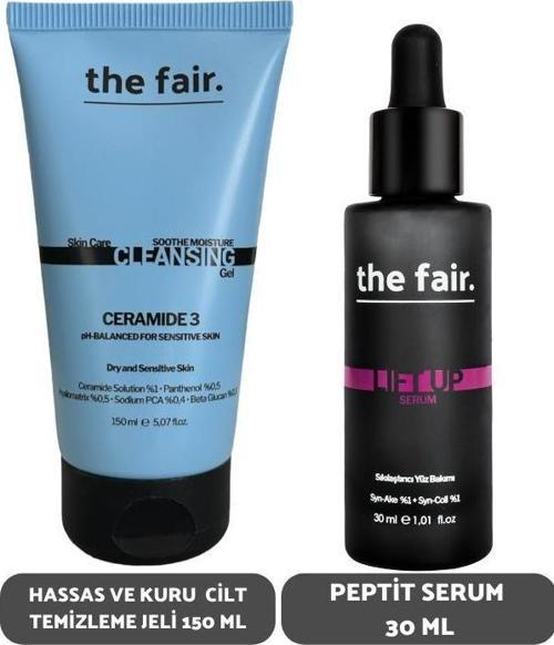 Hassas ve Kuru Cilt Temizleme Jeli 150 ml ve Peptit Serum Seti 30 ml