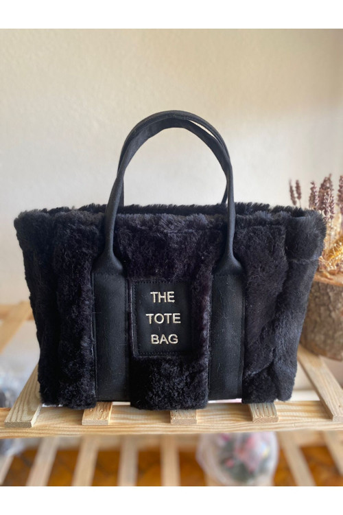 The Tote Bag Nubuk Kolon Kadın El Ve Omuz Peluş Çanta