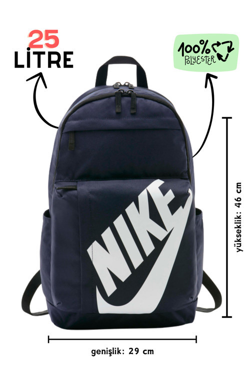 Ba5381-Dd0559 Sportswear Elemental Bp Sırt Ve Okul Çantası - Lacivert