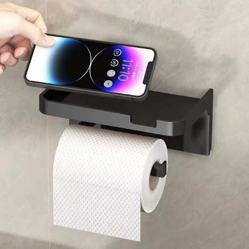 FONDO Telefon Raflı telefon koyma hazneli tuvalet WC kağıtlığı kağıtlık