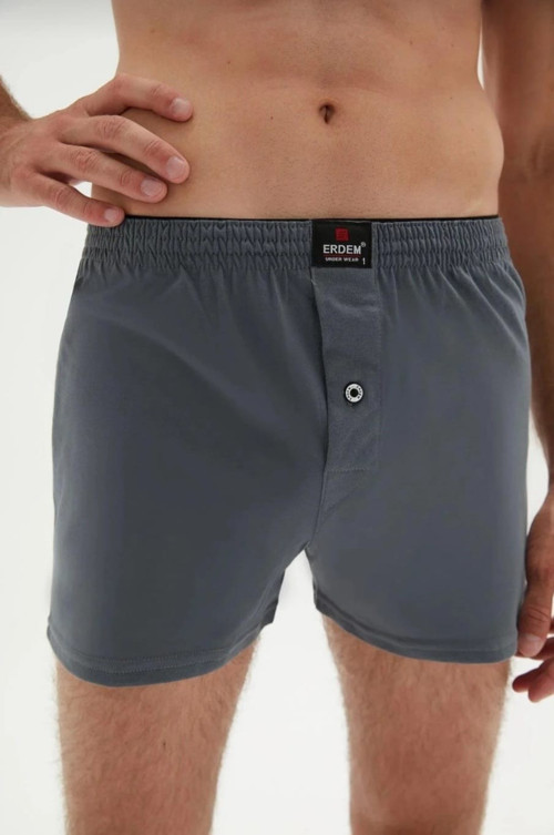 1400 ERKEK PENYE DÜZ RENK BOXER TEKLİ