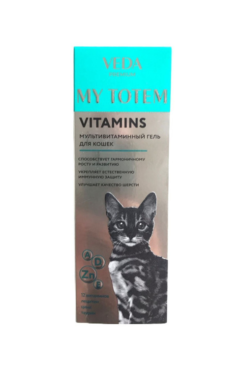 Premium My Totem Cat Vitamins Jel -skt 10.2026-