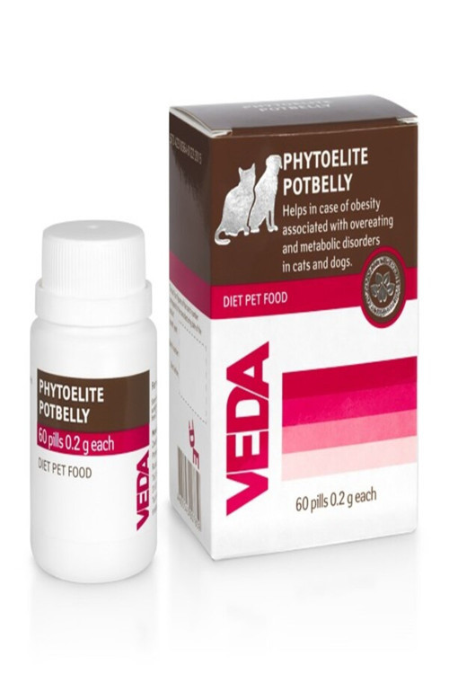 Veda Phytoelite Potbelly Kedi Köpek Kilo Kontrlü İçin 50 Tablet -skt 09.2026-