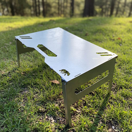 ® UniBase™ Modüler Katlanır Kamp Masası, 2mm Galvaniz Çelik, Çantalı