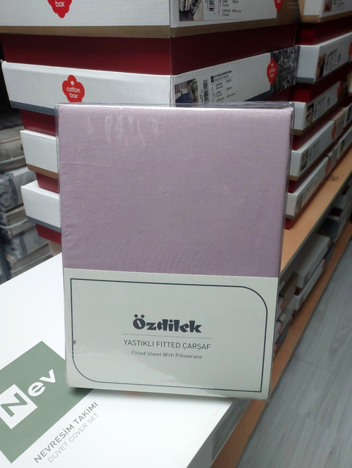 Colourist Fitted Lastikli Tek Kişilik Çarşaf Seti (100x200)-Vizon