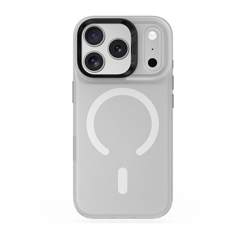 İphone 17 Pro Uyumlu Kılıf M-Safe Şarj Özellikli C-Magnet Lucid Armor Kapak Beyaz