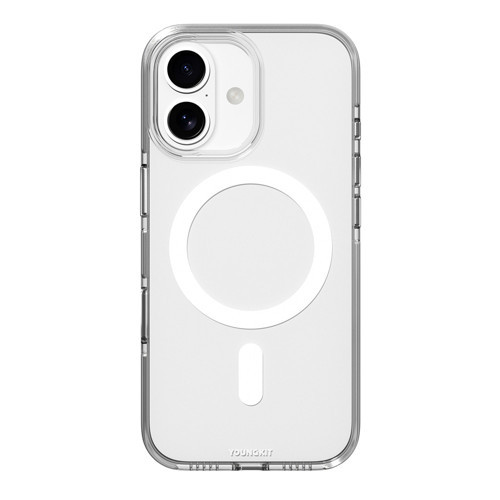 İphone 17 Uyumlu Kılıf M-Safe Şarj Özellikli Şeffaf Crystal Shield Serisi Kapak Şeffaf