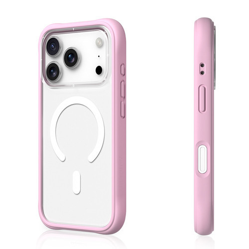 İphone 17 Pro Uyumlu Kılıf M-Safe Şarj Özellikli Airbagli Dynamic 2 Serisi Kapak Pembe