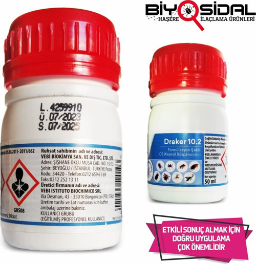 Draker 10.2 cs 50 ml ( 2 ADET )