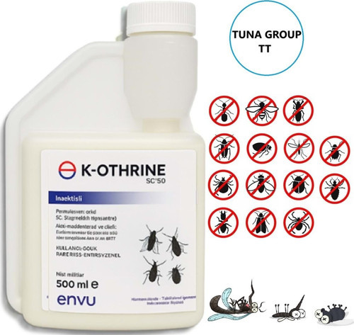 K-othrine Sc 500 ml Kokusuz, Karınca - Böcek- Sinek- Hamamböceği Ilacı (08/2027)