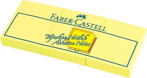 Faber-Castell 50 x 40 mm 3'lü Sarı Yapışkan Notluk