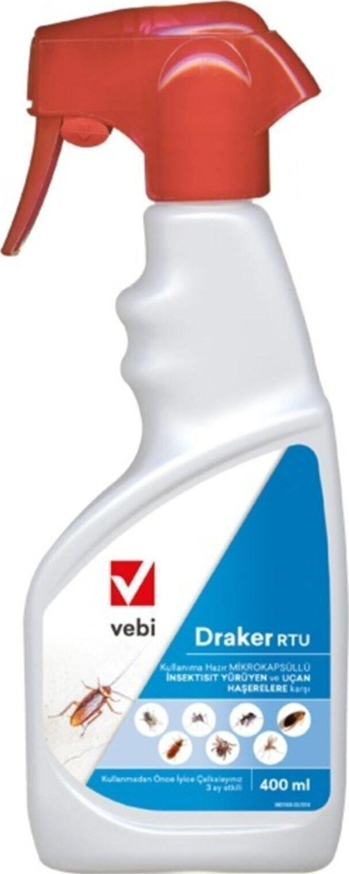 Pire Bit Ilacı Draker - Kokusuz Ve Konsantre Sprey 400 Ml